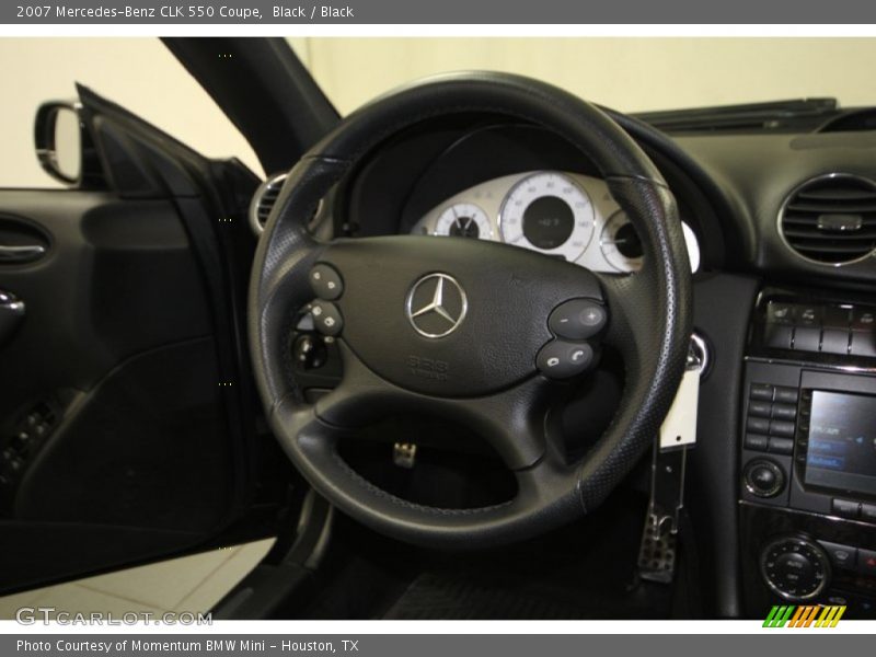 Black / Black 2007 Mercedes-Benz CLK 550 Coupe