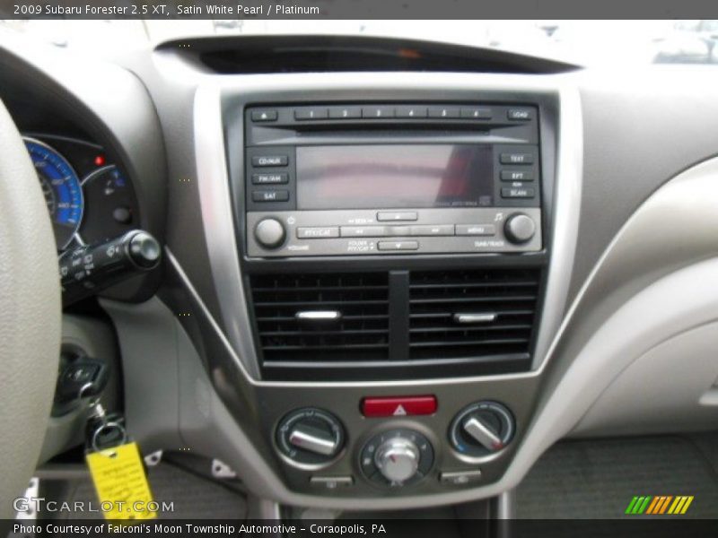 Satin White Pearl / Platinum 2009 Subaru Forester 2.5 XT