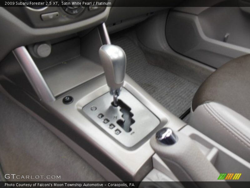 Satin White Pearl / Platinum 2009 Subaru Forester 2.5 XT