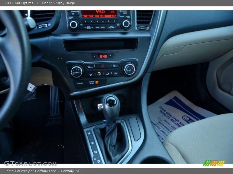 Bright Silver / Beige 2012 Kia Optima LX