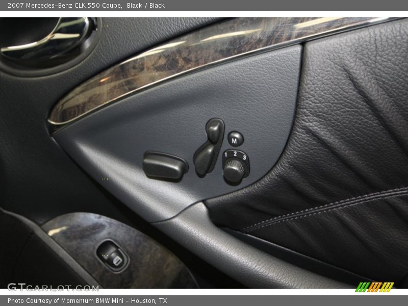 Black / Black 2007 Mercedes-Benz CLK 550 Coupe