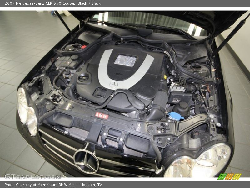 Black / Black 2007 Mercedes-Benz CLK 550 Coupe