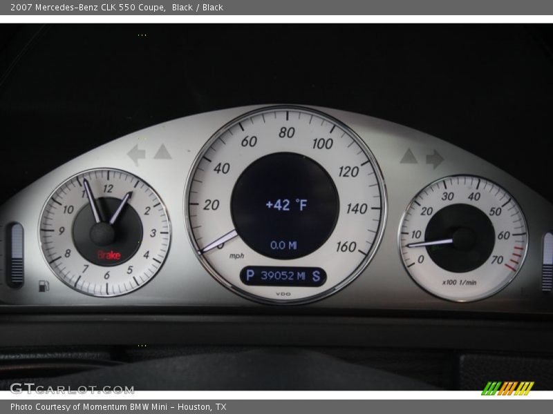 Black / Black 2007 Mercedes-Benz CLK 550 Coupe