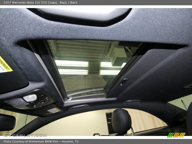 Black / Black 2007 Mercedes-Benz CLK 550 Coupe