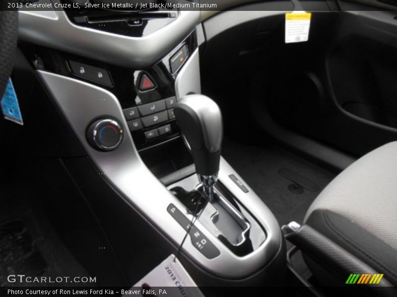 Silver Ice Metallic / Jet Black/Medium Titanium 2013 Chevrolet Cruze LS
