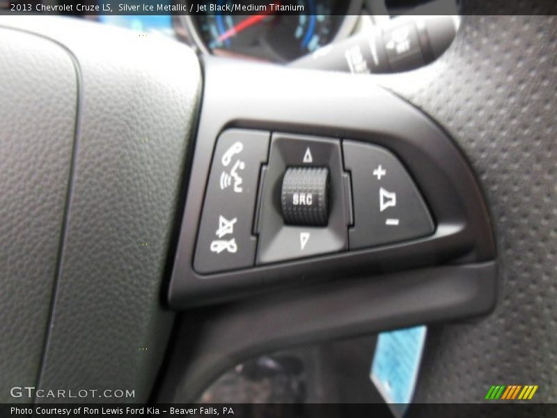 Silver Ice Metallic / Jet Black/Medium Titanium 2013 Chevrolet Cruze LS