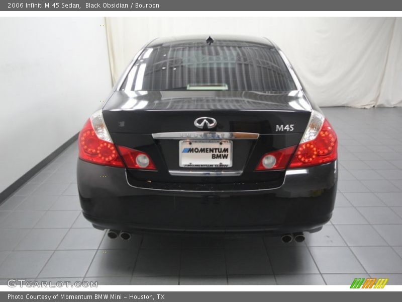 Black Obsidian / Bourbon 2006 Infiniti M 45 Sedan