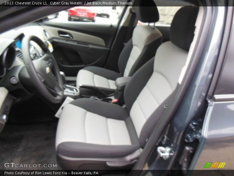 Cyber Gray Metallic / Jet Black/Medium Titanium 2013 Chevrolet Cruze LS