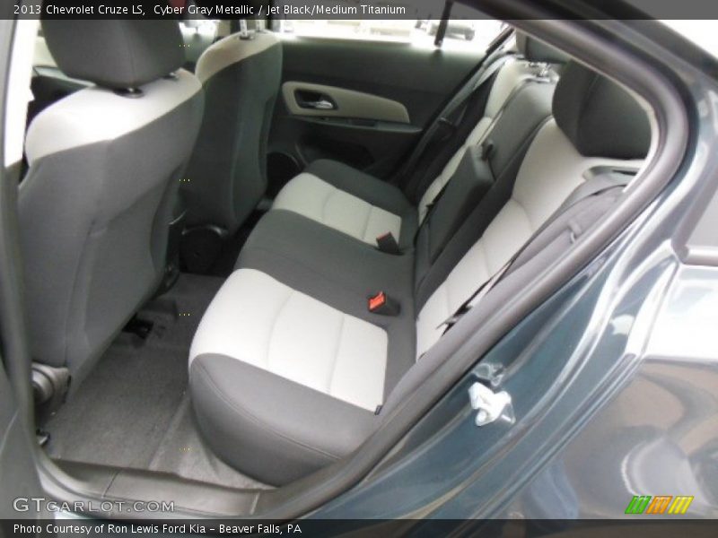 Cyber Gray Metallic / Jet Black/Medium Titanium 2013 Chevrolet Cruze LS
