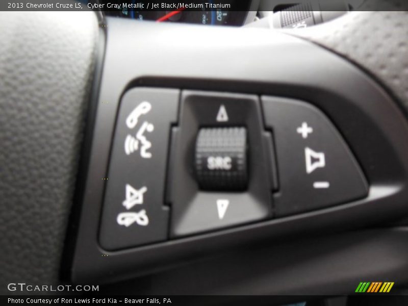 Cyber Gray Metallic / Jet Black/Medium Titanium 2013 Chevrolet Cruze LS