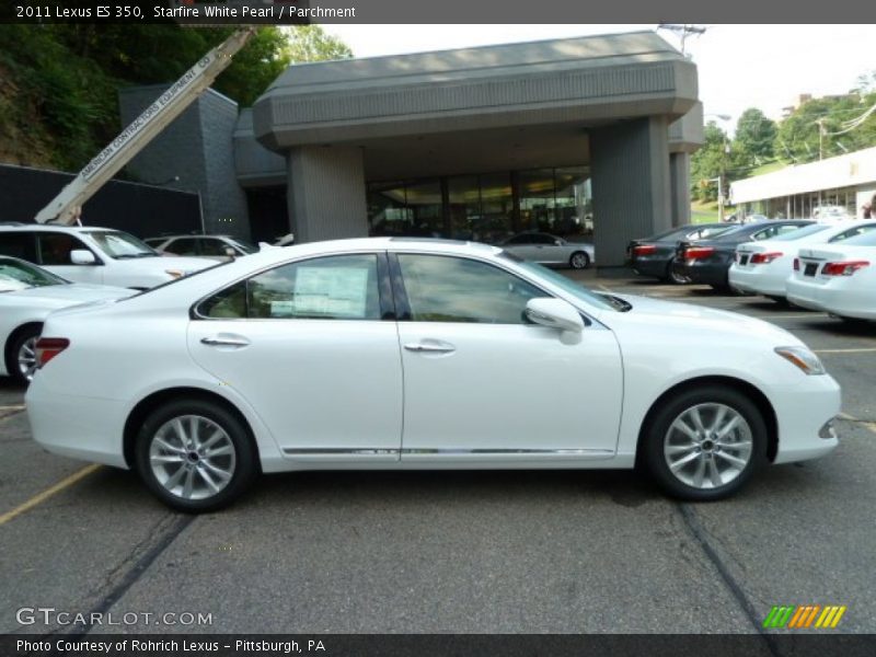 Starfire White Pearl / Parchment 2011 Lexus ES 350