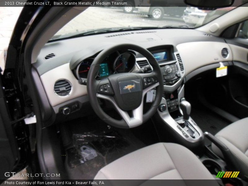 Black Granite Metallic / Medium Titanium 2013 Chevrolet Cruze LT