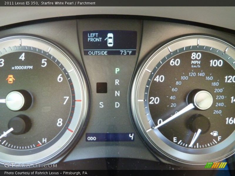 Starfire White Pearl / Parchment 2011 Lexus ES 350