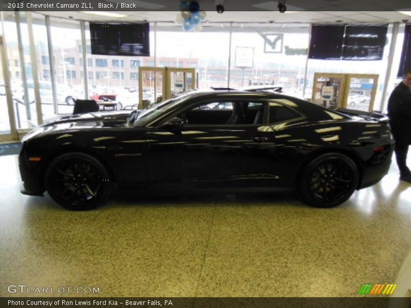 Black / Black 2013 Chevrolet Camaro ZL1