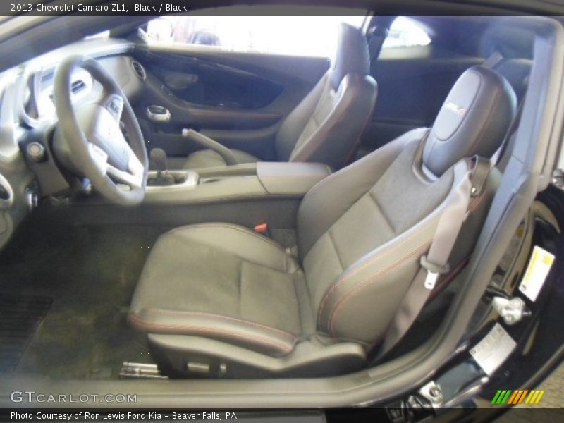 Front Seat of 2013 Camaro ZL1
