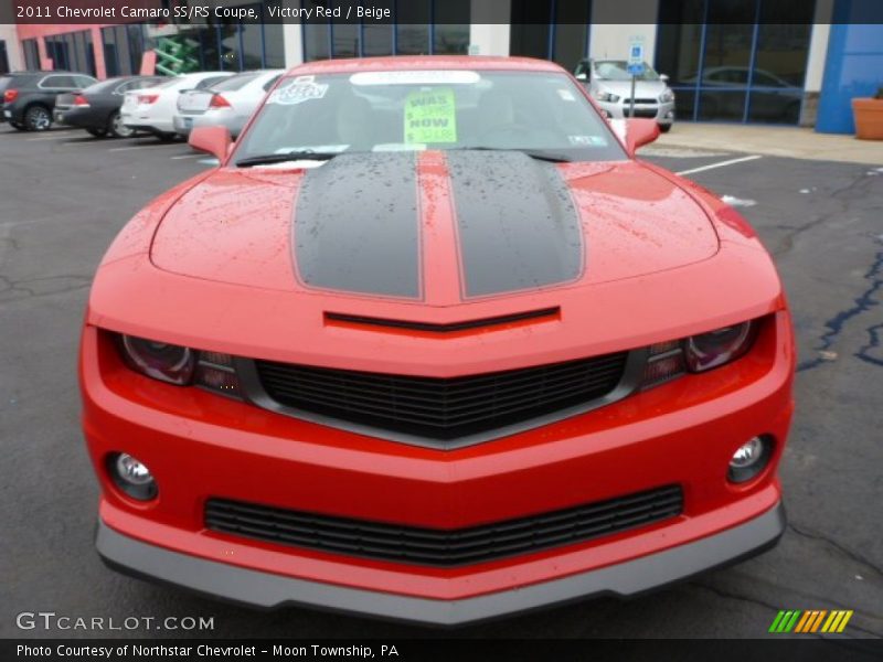 Victory Red / Beige 2011 Chevrolet Camaro SS/RS Coupe
