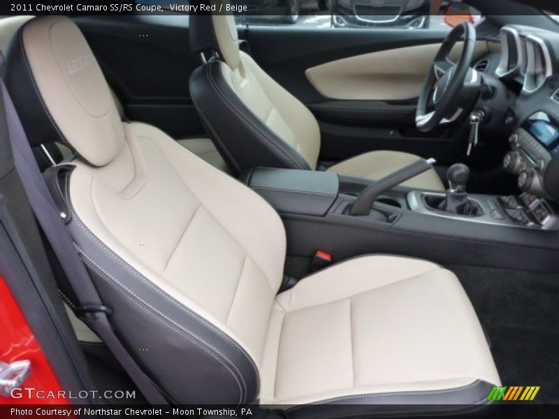 Front Seat of 2011 Camaro SS/RS Coupe