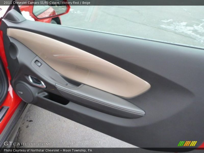 Victory Red / Beige 2011 Chevrolet Camaro SS/RS Coupe