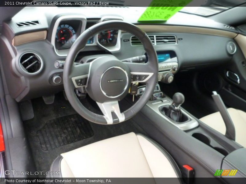 Beige Interior - 2011 Camaro SS/RS Coupe 