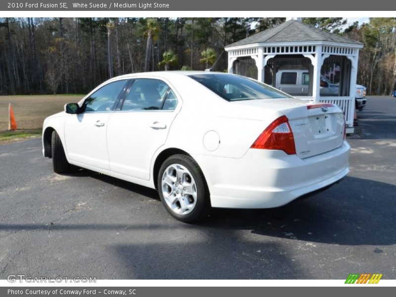 White Suede / Medium Light Stone 2010 Ford Fusion SE