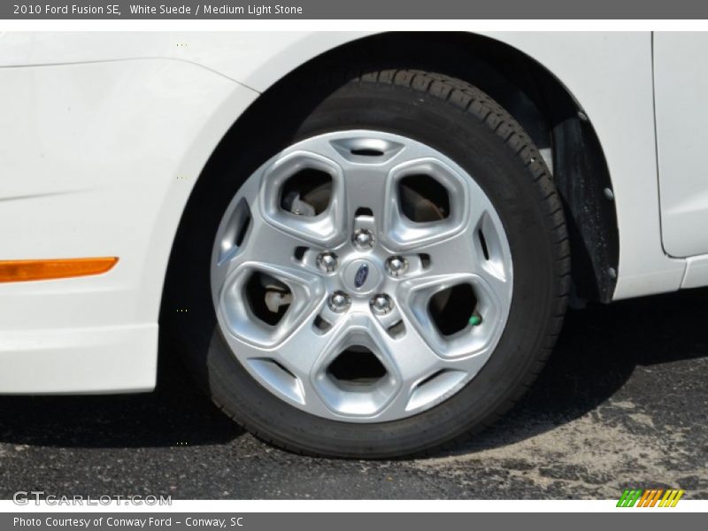 White Suede / Medium Light Stone 2010 Ford Fusion SE