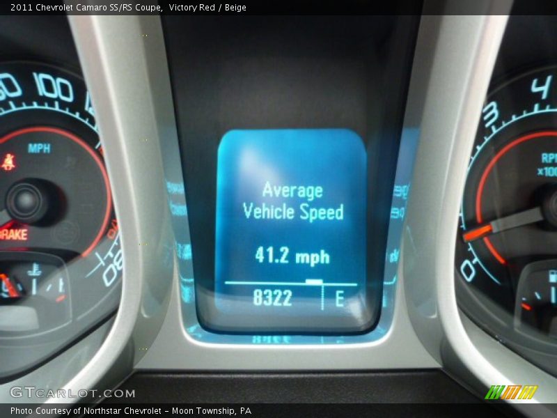 Victory Red / Beige 2011 Chevrolet Camaro SS/RS Coupe