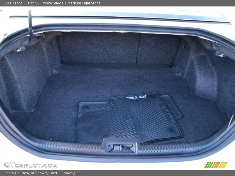 White Suede / Medium Light Stone 2010 Ford Fusion SE