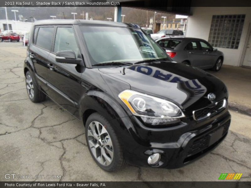 Shadow Black / Sand/Black Houndstooth Cloth 2013 Kia Soul !