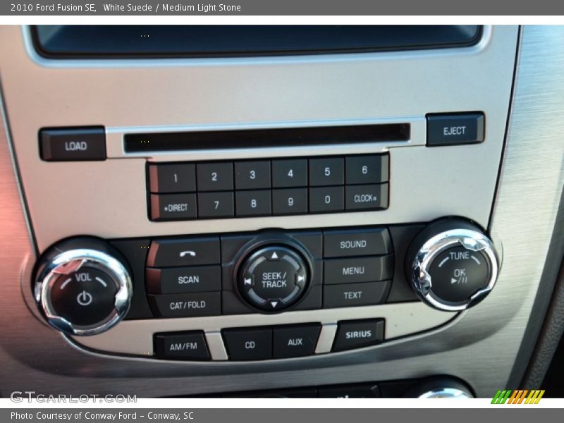 White Suede / Medium Light Stone 2010 Ford Fusion SE