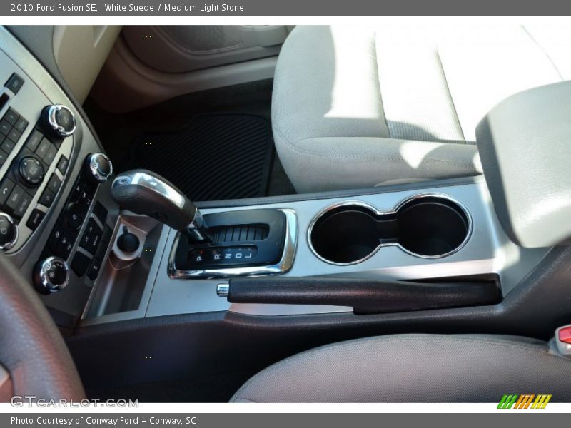 White Suede / Medium Light Stone 2010 Ford Fusion SE