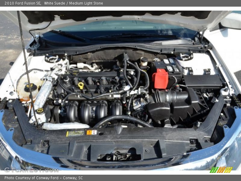 White Suede / Medium Light Stone 2010 Ford Fusion SE