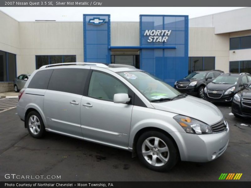 Silver Mist Metallic / Gray 2007 Nissan Quest 3.5 SE