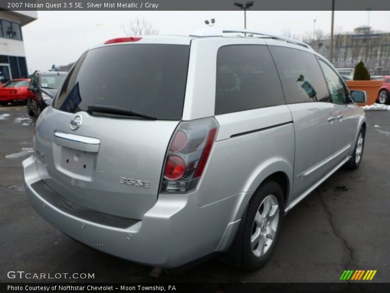 Silver Mist Metallic / Gray 2007 Nissan Quest 3.5 SE