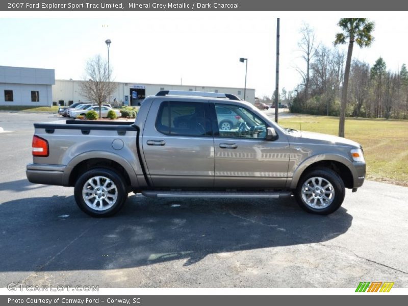 Mineral Grey Metallic / Dark Charcoal 2007 Ford Explorer Sport Trac Limited