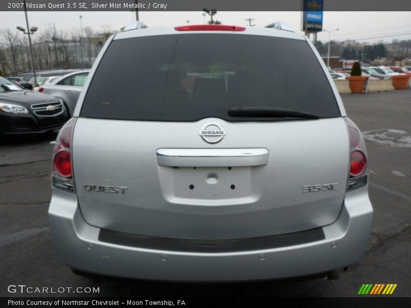 Silver Mist Metallic / Gray 2007 Nissan Quest 3.5 SE