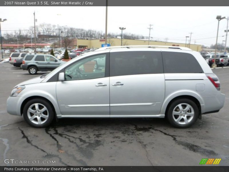 Silver Mist Metallic / Gray 2007 Nissan Quest 3.5 SE