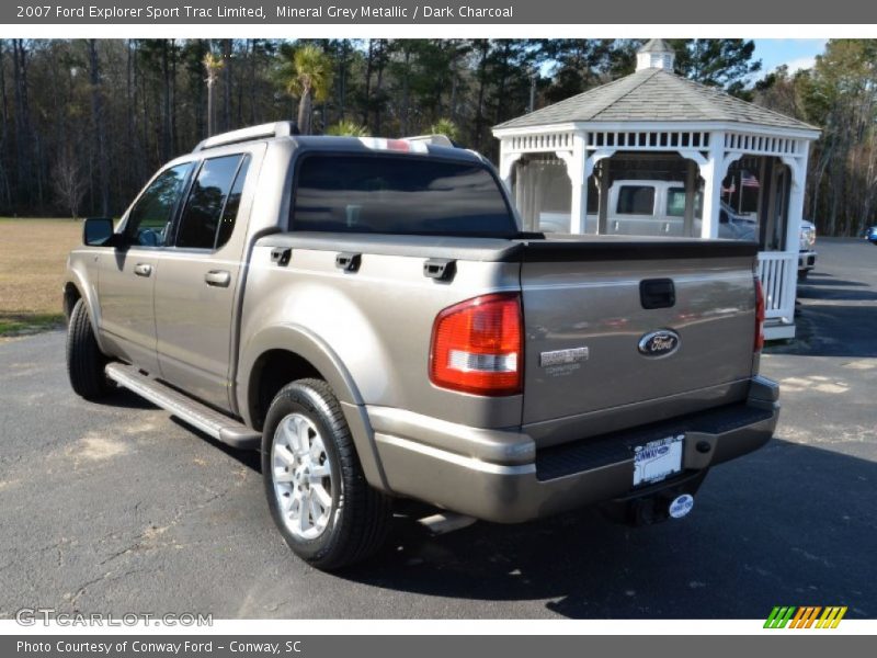 Mineral Grey Metallic / Dark Charcoal 2007 Ford Explorer Sport Trac Limited