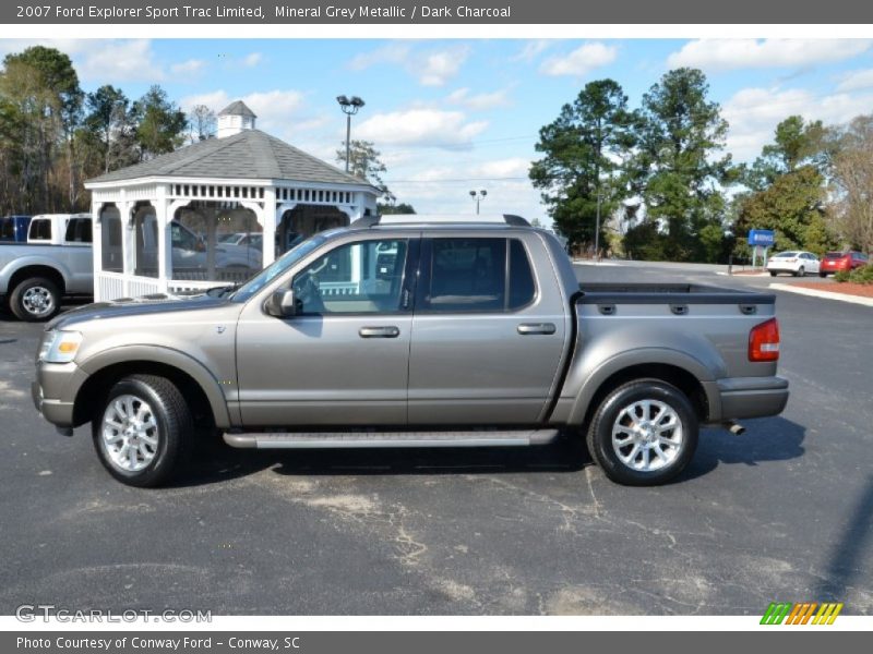 Mineral Grey Metallic / Dark Charcoal 2007 Ford Explorer Sport Trac Limited
