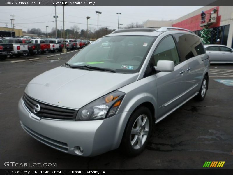 Silver Mist Metallic / Gray 2007 Nissan Quest 3.5 SE