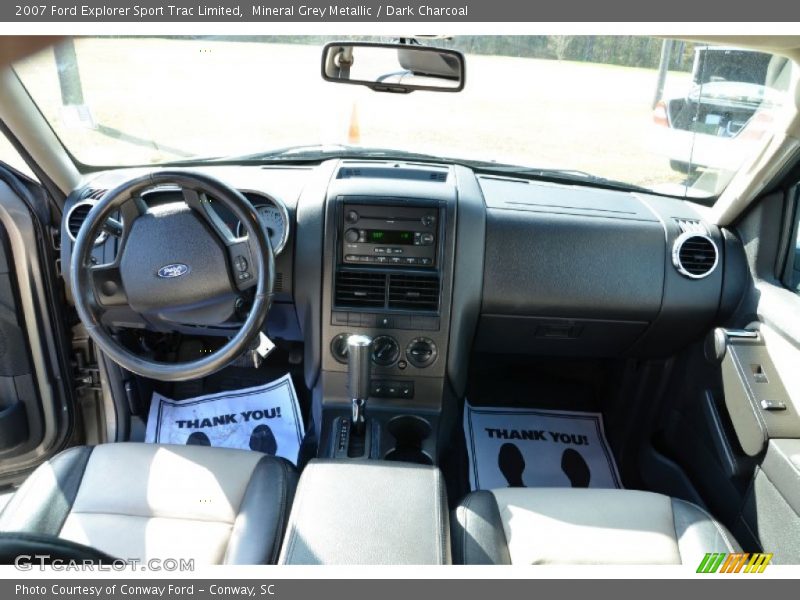 Mineral Grey Metallic / Dark Charcoal 2007 Ford Explorer Sport Trac Limited
