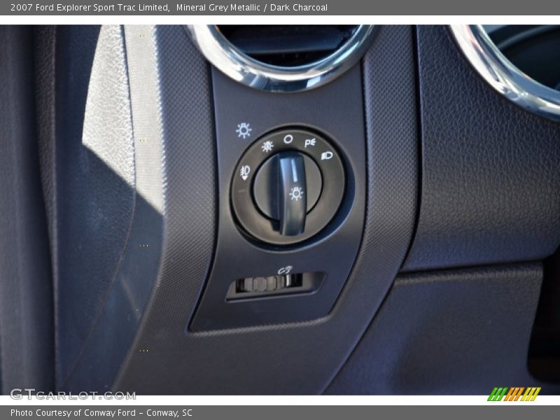 Mineral Grey Metallic / Dark Charcoal 2007 Ford Explorer Sport Trac Limited