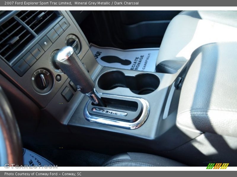 Mineral Grey Metallic / Dark Charcoal 2007 Ford Explorer Sport Trac Limited