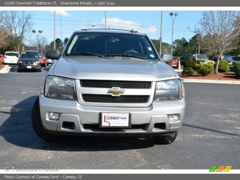 Silverstone Metallic / Light Gray 2008 Chevrolet TrailBlazer LT