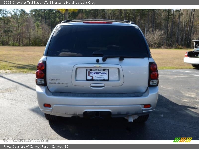 Silverstone Metallic / Light Gray 2008 Chevrolet TrailBlazer LT