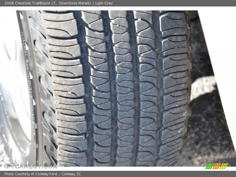 Silverstone Metallic / Light Gray 2008 Chevrolet TrailBlazer LT