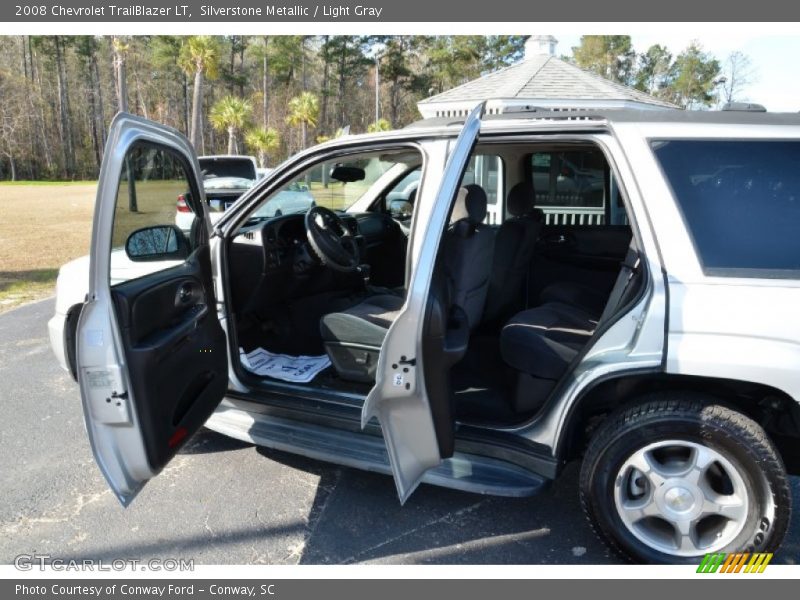 Silverstone Metallic / Light Gray 2008 Chevrolet TrailBlazer LT
