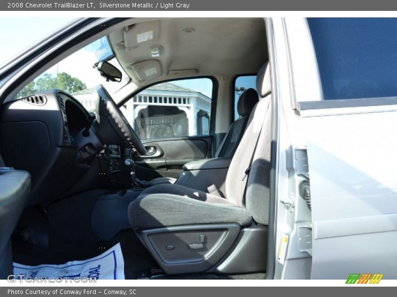 Silverstone Metallic / Light Gray 2008 Chevrolet TrailBlazer LT
