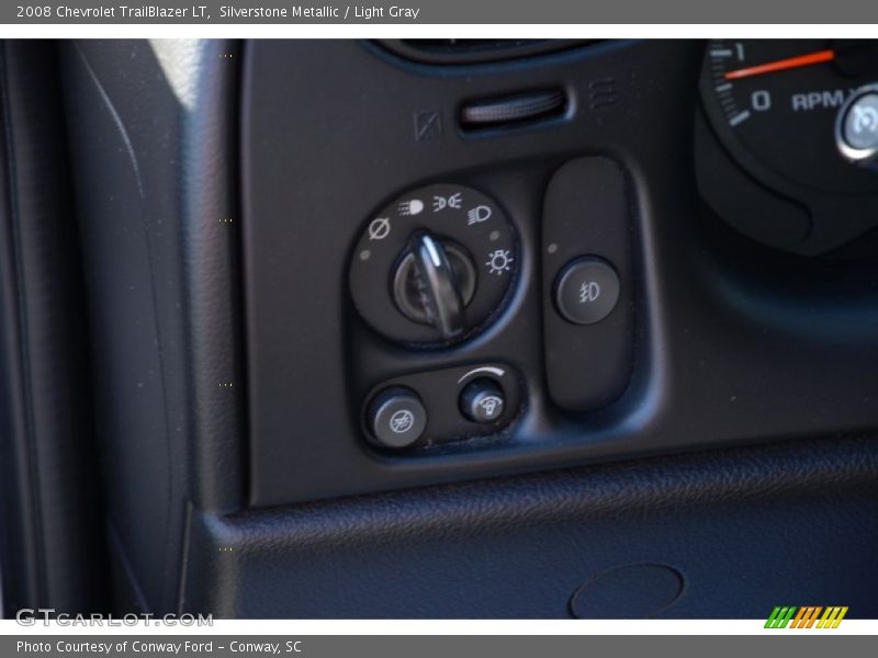 Silverstone Metallic / Light Gray 2008 Chevrolet TrailBlazer LT