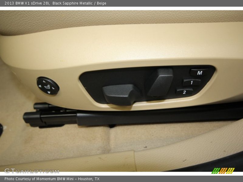Black Sapphire Metallic / Beige 2013 BMW X1 sDrive 28i