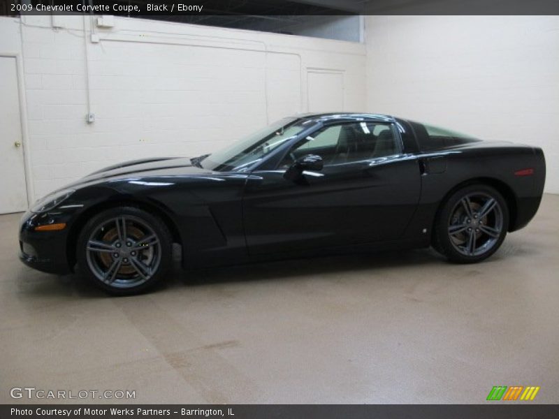 Black / Ebony 2009 Chevrolet Corvette Coupe